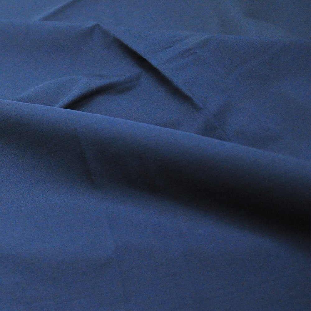 Tejido 70% algodón 30% nailon azul